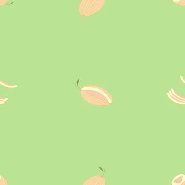Melons pattern green Иллюстрация