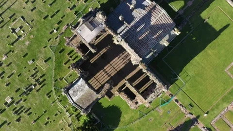 Melrose Abbey Video stock 197475723