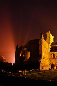 Melrose Abbey Stock Photos
