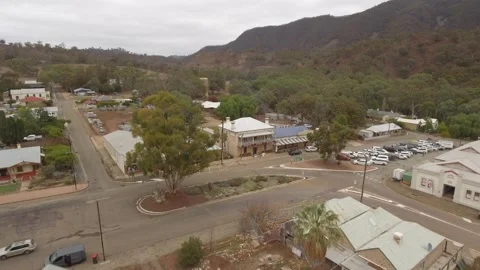 Melrose Flinders Ranges best drone shots 4k Stock Footage 247047351
