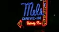 Mels Drive-In neon sign Hollywood HD Footage