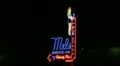 Mels Drive-In neon sign Hollywood HD Footage