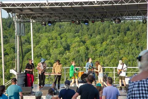 Melt band Performance Stock Photos