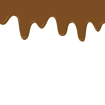 Melt chocolate Stock Illustration