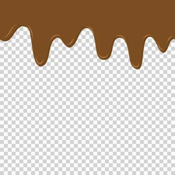 Melt chocolate Stock Illustration