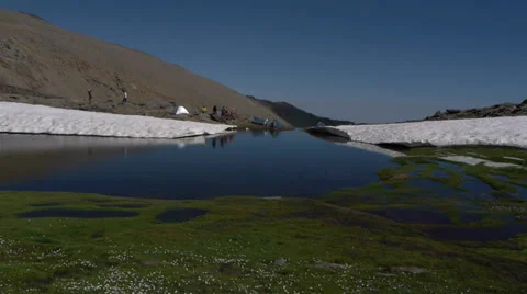 Melt in the lagoon Video stock 35666716