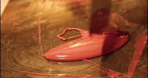 Melt Ruby Chocolate in Making, Confiserie Vidéo 146535001