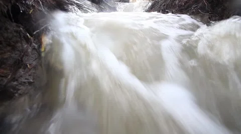 For melt water on the camera Stock Footage 47324381