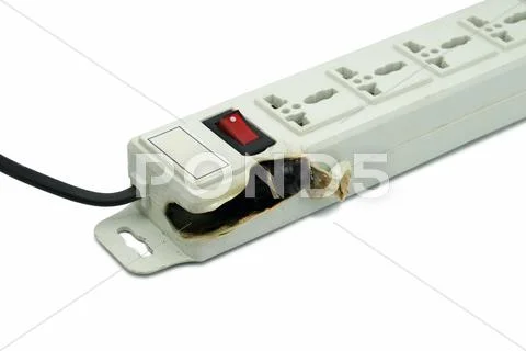 Meltdown and Burn Power Bar Plug Stock Photos