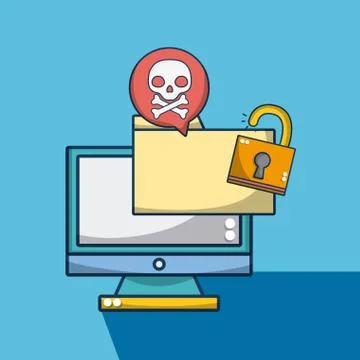 Meltdown and spectre Stock Illustration