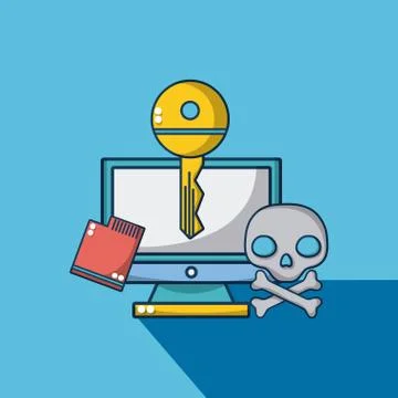 Meltdown and spectre 스톡 일러스트