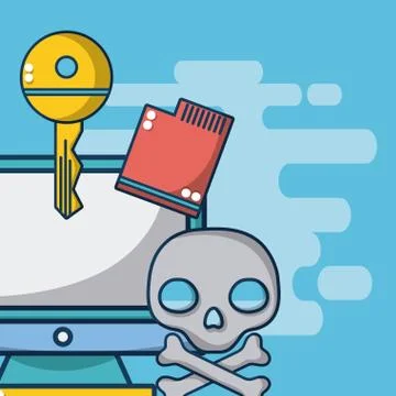 Meltdown and spectre Stock Illustration