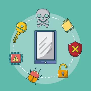 Meltdown and spectre 스톡 일러스트