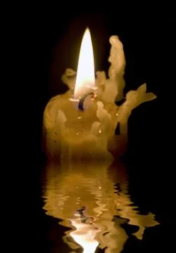 Melted Candle Stick Stock Photos