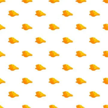 Melted cheese food seamless pattern background Stock Illustration