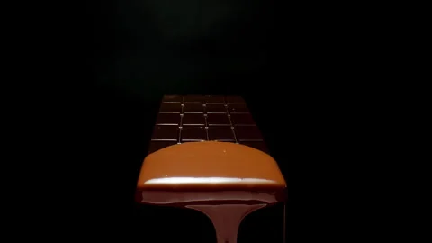 Melted Chocolate bar Stock Footage 265072256