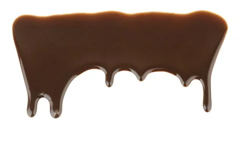 Melted chocolate dripping pattern Stock Photos