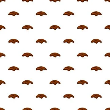 Melted chocolate drops creating seamless pattern background Illustrazione stock
