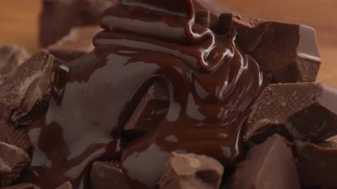 Melted chocolate Stock Footage 237147405