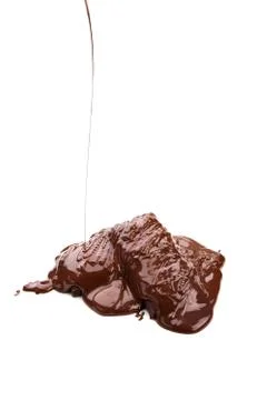 Melted chocolate Stock Photos