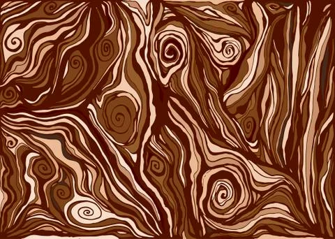 Melted chocolate sweet pattern design Stock Illustration