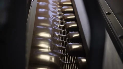 Melted chocolate tops candy  Stock Footage 146159908