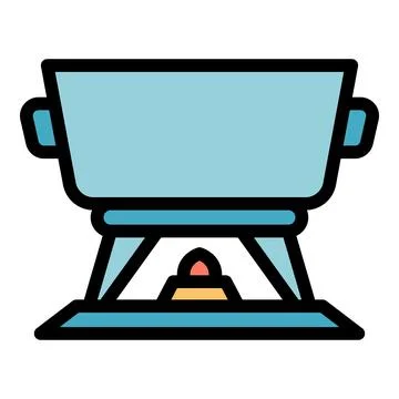 Melted food icon vector flat Ilustración de archivo