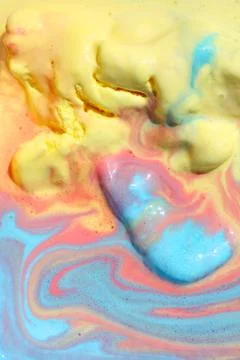Melted ice cream background Stock Photos