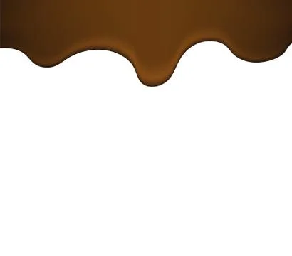 Melted liquid chocolate Stock Illustration