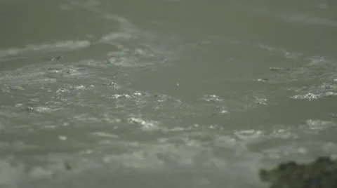 Melted zinc Stock Footage 34830658