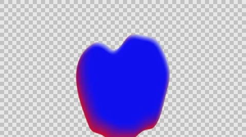 MELTING BLUE CIRCLE Video stock 59529703