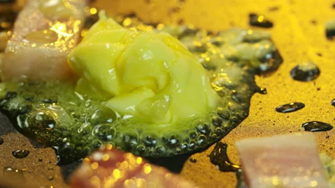 Melting Butter In Pan 스톡 동영상 145643465