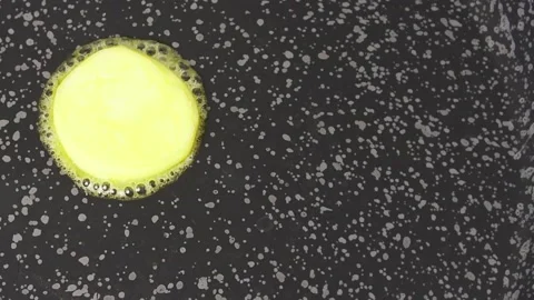 Melting Butter On Pan. Stock Footage 153685332