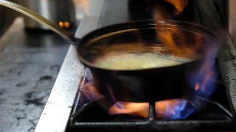 Melting The Butter In A Pan Video stock 207074194