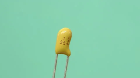 Melting Capacitor Stock Footage 42568872