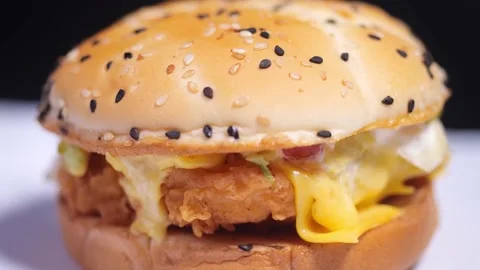 Melting cheseeburger Stock Footage 314908898