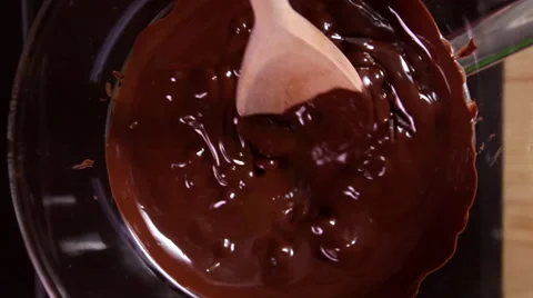 Melting Chocolate Stock Footage 63928316