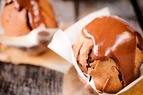 Melting chocolate Stock Photos