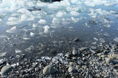 Melting Glacier Stock Photos