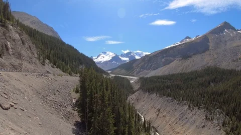 Melting glacier in summer Stock Footage 114882394