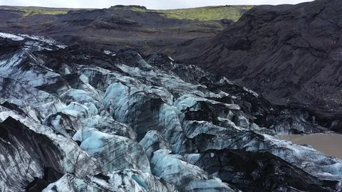 Melting glaciers global warming Video stock 129394874