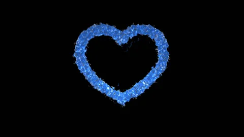 Melting heart background Stock Footage 119889577