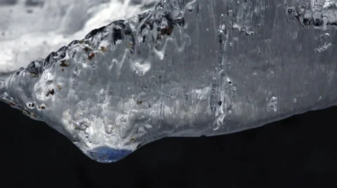 Melting ice close up Stock Footage 35928243