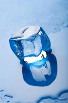 Melting ice cube Stock Photos