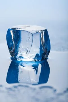 Melting ice cube Stock Photos