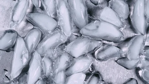 Melting Ice Cubes Time Lapse Stock Footage 108558546