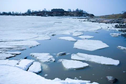 Melting ice Foto stock