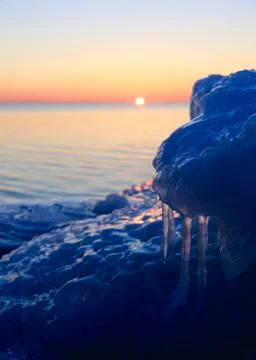 Melting ice. Stock Photos