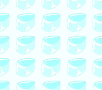 Melting Ice Seamless Background イラスト素材