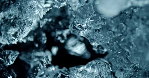 Melting Ice Under a Microscope 스톡 동영상 293482030